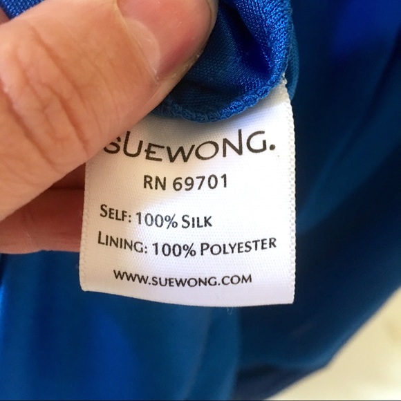 NWT Sue Wong Nocturne Beaded Blue Evening Dress - Picture 8 of 8